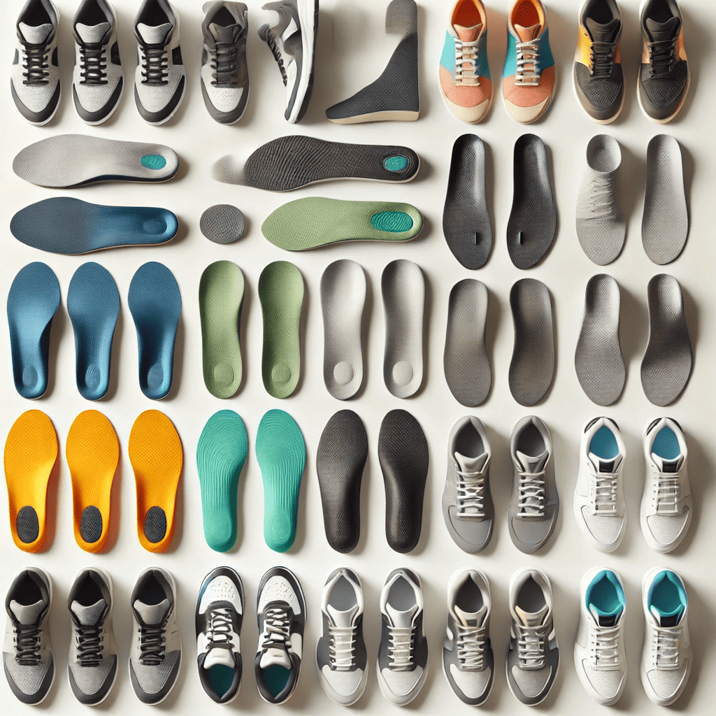 Various insoles types